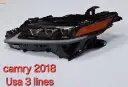 CAMRY 2018 HEADLIGHT 3 LENS NES USA